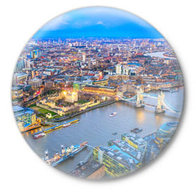 Значок с принтом Лондон в Петрозаводске,  металл | круглая форма, металлическая застежка в виде булавки | england | london | англия | великобритания | город | европа | королевство | лондон | мегаполис | путешествие | столица | туризм