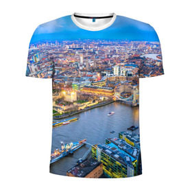 Мужская футболка 3D спортивная с принтом Лондон в Петрозаводске, 100% полиэстер с улучшенными характеристиками | приталенный силуэт, круглая горловина, широкие плечи, сужается к линии бедра | england | london | англия | великобритания | город | европа | королевство | лондон | мегаполис | путешествие | столица | туризм