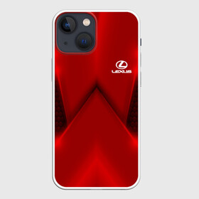 Чехол для iPhone 13 mini с принтом Lexus car sport RED в Петрозаводске,  |  | Тематика изображения на принте: auto | automobile | car | carbon | lexus | machine | motor | motor car | sport car | автомашина | бренд | легковой автомобиль | лексус | марка | спортивный автомобиль | тачка