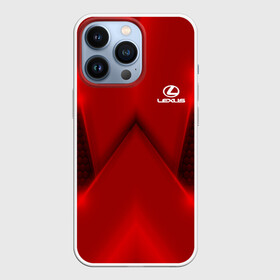 Чехол для iPhone 13 Pro с принтом Lexus car sport RED в Петрозаводске,  |  | auto | automobile | car | carbon | lexus | machine | motor | motor car | sport car | автомашина | бренд | легковой автомобиль | лексус | марка | спортивный автомобиль | тачка