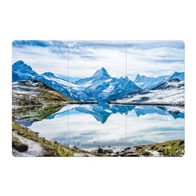 Магнитный плакат 3Х2 с принтом Альпы в Петрозаводске, Полимерный материал с магнитным слоем | 6 деталей размером 9*9 см | австрия | альпийские горы | альпийский хребет | альпы | германия | горное озеро | горные лыжи | европа | италия | лихтенштейн | пейзаж | природа | словения | сноуборд | франция | швейцария