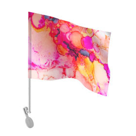 Флаг для автомобиля с принтом Весенние краски в Петрозаводске, 100% полиэстер | Размер: 30*21 см | abstraction | color | spray | tie dye | абстракция | акварель | брызги красок | живопись | искусство | капли капли | краски | текстуры | цветные краски | яркие цвета