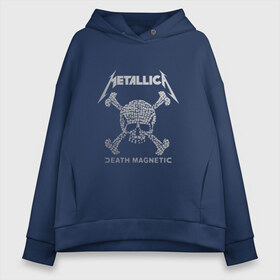 Женское худи Oversize хлопок с принтом Metallica death magnetic в Петрозаводске, френч-терри — 70% хлопок, 30% полиэстер. Мягкий теплый начес внутри —100% хлопок | боковые карманы, эластичные манжеты и нижняя кромка, капюшон на магнитной кнопке | Тематика изображения на принте: metallica | джеймс хэтфилд | кирк хэмметт | ларс ульрих | металлика | роберт трухильо | рок группа