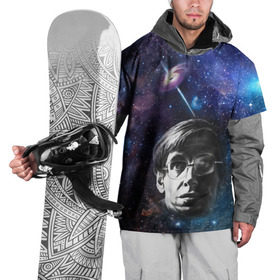 Накидка на куртку 3D с принтом Великий ученый в Петрозаводске, 100% полиэстер |  | Тематика изображения на принте: stephen hawking | наука | стивен хокинг | ученый | физика | черная дыра