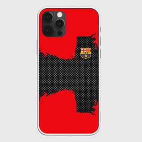 Чехол для iPhone 12 Pro Max с принтом BARCELONA SPORT RED в Петрозаводске, Силикон |  | football | soccer | барселона