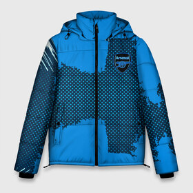 Мужская зимняя куртка 3D с принтом ARSENAL SPORT BLUE в Петрозаводске, верх — 100% полиэстер; подкладка — 100% полиэстер; утеплитель — 100% полиэстер | длина ниже бедра, свободный силуэт Оверсайз. Есть воротник-стойка, отстегивающийся капюшон и ветрозащитная планка. 

Боковые карманы с листочкой на кнопках и внутренний карман на молнии. | football | soccer | арсенал