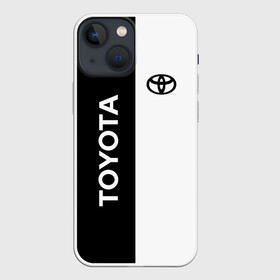 Чехол для iPhone 13 mini с принтом Toyota в Петрозаводске,  |  | corolla | corporation | crossover | mark | motor | sport | toyota | verso | vitz | yaris | авто | автомобиль | знак | лого | машина | седан | символ | спорт | тачка | тоёта | тойота | хэтчбек | эмблема