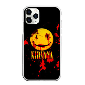 Чехол для iPhone 11 Pro матовый с принтом Nirvana в Петрозаводске, Силикон |  | Тематика изображения на принте: cobain | kurt | nevermino | nirvana | альтернативный | гранж | грол | группа | дональд | кобейн | курт | музыка | надпись | нервана | нирвана | новоселич | певец | рок | смайл | смайлик | солист