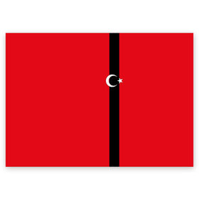 Поздравительная открытка с принтом Турция лента в Петрозаводске, 100% бумага | плотность бумаги 280 г/м2, матовая, на обратной стороне линовка и место для марки
 | tr | tur | анкара | герб | государство | знак | надпись | патриот | полосы | республика | символ | стамбул | страна | турецкая | турецкий | турки | турок | турция | турчанка | флаг | флага | цвета