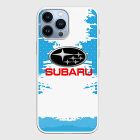 Чехол для iPhone 13 Pro Max с принтом Subaru в Петрозаводске,  |  | auto | automobile | car | carbon | machine | motor | motor car | sport car | subaru | автомашина | бренд | легковой автомобиль | марка | спортивный автомобиль | субару | тачка