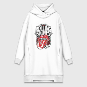 Платье-худи хлопок с принтом The Rolling Stones в Петрозаводске,  |  | the rolling stones | бродяги | вольные странники | группа | катящиеся камни | кит ричардс | мик джаггер | рок | рок н ролл | ролинг | роллинг | рон вуд | стоун | стоунз | стоунс | чарли уоттс