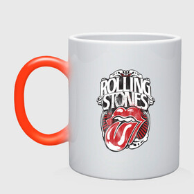 Кружка хамелеон с принтом The Rolling Stones в Петрозаводске, керамика | меняет цвет при нагревании, емкость 330 мл | the rolling stones | бродяги | вольные странники | группа | катящиеся камни | кит ричардс | мик джаггер | рок | рок н ролл | ролинг | роллинг | рон вуд | стоун | стоунз | стоунс | чарли уоттс