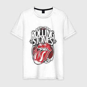 Мужская футболка хлопок с принтом The Rolling Stones в Петрозаводске, 100% хлопок | прямой крой, круглый вырез горловины, длина до линии бедер, слегка спущенное плечо. | Тематика изображения на принте: the rolling stones | бродяги | вольные странники | группа | катящиеся камни | кит ричардс | мик джаггер | рок | рок н ролл | ролинг | роллинг | рон вуд | стоун | стоунз | стоунс | чарли уоттс