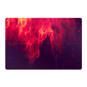 Магнитный плакат 3Х2 с принтом NEBULA IN SPACE в Петрозаводске, Полимерный материал с магнитным слоем | 6 деталей размером 9*9 см | abstraction | cosmos | nebula | space | star | universe | абстракция | вселенная | звезды | космос | мир | планеты