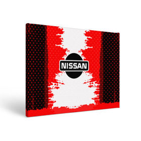 Холст прямоугольный с принтом Nissan в Петрозаводске, 100% ПВХ |  | Тематика изображения на принте: motor | nissan | авто | лого | машина | ниссан | тачка