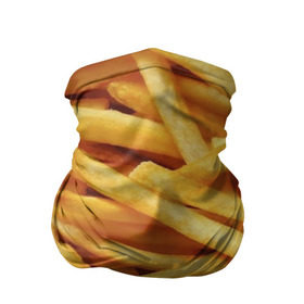 Бандана-труба 3D с принтом Картошка фри в Петрозаводске, 100% полиэстер, ткань с особыми свойствами — Activecool | плотность 150‒180 г/м2; хорошо тянется, но сохраняет форму | вкусная | еда | жареный | желтый | закуска | картофель | картофеля | картоха | картошка | картошки | палки | палочки | полоски | фас фуд | фаст фуд | фастфуд | фасфуд | фвсфут | фри