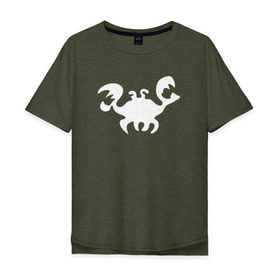 Мужская футболка хлопок Oversize с принтом Crab Fortnite в Петрозаводске, 100% хлопок | свободный крой, круглый ворот, “спинка” длиннее передней части | Тематика изображения на принте: 