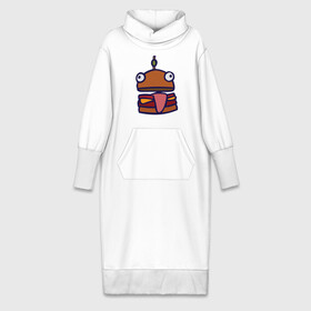 Платье удлиненное хлопок с принтом Derp Burger в Петрозаводске,  |  | fortnite | фортнайт