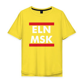 Мужская футболка хлопок Oversize с принтом Elon Musk в Петрозаводске, 100% хлопок | свободный крой, круглый ворот, “спинка” длиннее передней части | elon musk | spacex | илон маск | космос | марс | спейс икс