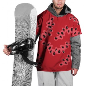 Накидка на куртку 3D с принтом Watermelon pattern в Петрозаводске, 100% полиэстер |  | pattern | watermelon | арбуз | еда | лето | фрукты | ягоды