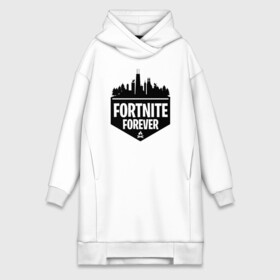 Платье-худи хлопок с принтом Fortnite Forever в Петрозаводске,  |  | battle | epic | forever | fortnite | games | royale | битва | королевская | королей | лого | логотип | навсегда | фартнайт | форева | фортнайт | фортнит | эмблема | эпик