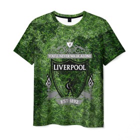 Мужская футболка 3D с принтом Championship Liverpool в Петрозаводске, 100% полиэфир | прямой крой, круглый вырез горловины, длина до линии бедер | football | soccer | ливерпуль