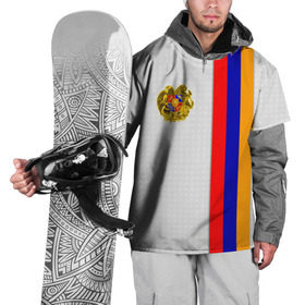 Накидка на куртку 3D с принтом I Love Armenia в Петрозаводске, 100% полиэстер |  | Тематика изображения на принте: armenia | армения | герб армении | ереван | флаг армении