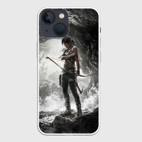 Чехол для iPhone 13 mini с принтом Tomb Raider в Петрозаводске,  |  | croft | lara | raider | tomb | гробниц | игра | крофт | лара | расхитительница