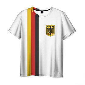 Мужская футболка 3D с принтом I Love Germany в Петрозаводске, 100% полиэфир | прямой крой, круглый вырез горловины, длина до линии бедер | Тематика изображения на принте: 