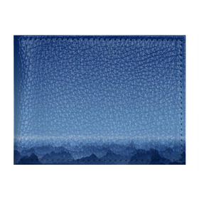 Обложка для студенческого билета с принтом Blue Mountains в Петрозаводске, натуральная кожа | Размер: 11*8 см; Печать на всей внешней стороне | вид | горы | ночь | пейзаж | природа | синий | скалы | сумерки | туман | утро