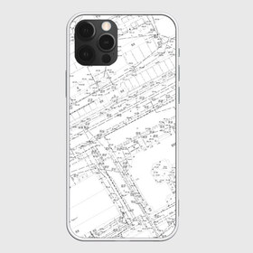 Чехол для iPhone 12 Pro Max с принтом Топография_01 в Петрозаводске, Силикон |  | Тематика изображения на принте: survey | геодезист | геодезия | топография