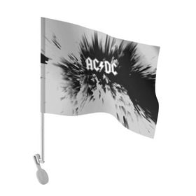 Флаг для автомобиля с принтом AC/DC в Петрозаводске, 100% полиэстер | Размер: 30*21 см | ac dc | atco | atlantic | columbia | east west | elektra | emi | epic | ангус янг | крис слэйд | музыка | стиви янг | эксл роуз