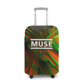 Чехол для чемодана 3D с принтом Muse music в Петрозаводске, 86% полиэфир, 14% спандекс | двустороннее нанесение принта, прорези для ручек и колес | logo | muse | music | pop | rock | usa | альтернатива | америка | металл | музыка | музыкальный | поп | рок