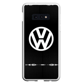 Чехол для Samsung S10E с принтом Volkswagen sport auto abstract в Петрозаводске, Силикон | Область печати: задняя сторона чехла, без боковых панелей | auto | automobile | car | carbon | machine | motor | motor car | sport car | volkswagen | автомашина | бренд | легковой автомобиль | марка | спортивный автомобиль | тачка