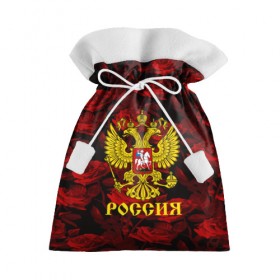 Подарочный 3D мешок с принтом Russia flower red collection в Петрозаводске, 100% полиэстер | Размер: 29*39 см | 