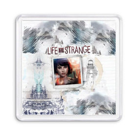 Магнит 55*55 с принтом Max. Life is Strange. в Петрозаводске, Пластик | Размер: 65*65 мм; Размер печати: 55*55 мм | макс | странная жизнь