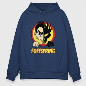 Мужское худи Oversize хлопок с принтом The Offspring в Петрозаводске, френч-терри — 70% хлопок, 30% полиэстер. Мягкий теплый начес внутри —100% хлопок | боковые карманы, эластичные манжеты и нижняя кромка, капюшон на магнитной кнопке | the offspring | офспринг | оффспринг | рок