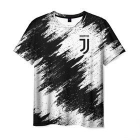 Мужская футболка 3D с принтом Juventus в Петрозаводске, 100% полиэфир | прямой крой, круглый вырез горловины, длина до линии бедер | football | juventus | soccer | италия | турин | футбольный | ювентус