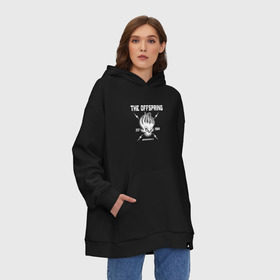 Худи SuperOversize хлопок с принтом The Offspring est 1984 в Петрозаводске, 70% хлопок, 30% полиэстер, мягкий начес внутри | карман-кенгуру, эластичная резинка на манжетах и по нижней кромке, двухслойный капюшон
 | offspring | офспринг | оффспринг | рок