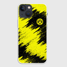 Чехол для iPhone 13 mini с принтом FC Borussia Dortmund в Петрозаводске,  |  | Тематика изображения на принте: боруссия | дортмунд