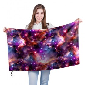 Флаг 3D с принтом Космос в Петрозаводске, 100% полиэстер | плотность ткани — 95 г/м2, размер — 67 х 109 см. Принт наносится с одной стороны | abstraction | cosmos | nebula | space | star | universe | абстракция | вселенная | звезды | космос | мир | планеты