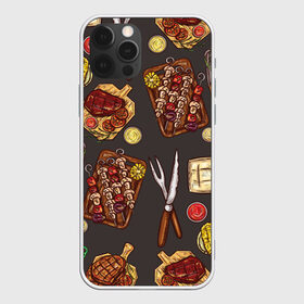 Чехол для iPhone 12 Pro Max с принтом Вкуснятина в Петрозаводске, Силикон |  | барбекю | еда | кулинария | мясо | повар | стейк | шашлык