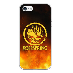 Чехол для iPhone 5/5S матовый с принтом The Offspring в Петрозаводске, Силикон | Область печати: задняя сторона чехла, без боковых панелей | the offspring | офспринг | оффспринг | рок