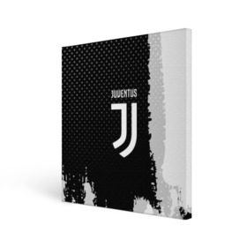 Холст квадратный с принтом JUVENTUS в Петрозаводске, 100% ПВХ |  | football | soccer | ювентус