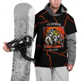 Накидка на куртку 3D с принтом The Offspring в Петрозаводске, 100% полиэстер |  | 