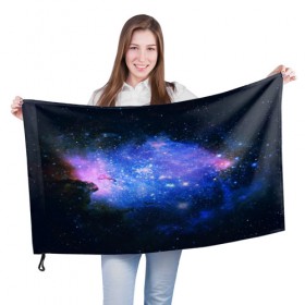 Флаг 3D с принтом Звёзды космоса в Петрозаводске, 100% полиэстер | плотность ткани — 95 г/м2, размер — 67 х 109 см. Принт наносится с одной стороны | abstraction | cosmos | nebula | space | star | universe | абстракция | вселенная | звезды | космос | мир | планеты