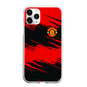 Чехол для iPhone 11 Pro Max матовый с принтом Manchester United в Петрозаводске, Силикон |  | football | futbol | manchester | mu | sport | манчестер | мю | спорт | футбол | юнайтед