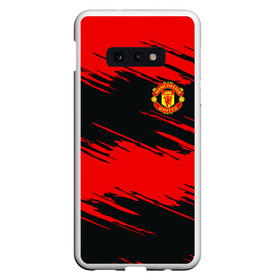 Чехол для Samsung S10E с принтом Manchester United в Петрозаводске, Силикон | Область печати: задняя сторона чехла, без боковых панелей | football | futbol | manchester | mu | sport | манчестер | мю | спорт | футбол | юнайтед