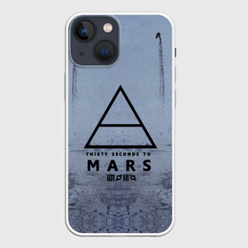 Чехол для iPhone 13 mini с принтом 30 Seconds to Mars в Петрозаводске,  |  | 30 seconds to mars | punk | rock | альтернативный хип хоп | группа | инди поп | музыка | музыкальное произведение | ноты | панк | регги | рок | синти поп