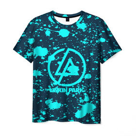 Мужская футболка 3D с принтом Linkin park в Петрозаводске, 100% полиэфир | прямой крой, круглый вырез горловины, длина до линии бедер | punk | rock | альтернативный хип хоп | группа | инди поп | музыка | музыкальное произведение | ноты | панк | регги | рок | синти поп